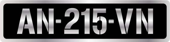 Plaque moto collection moto – Aluminium – Format 20 x 5 cm