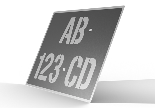 Plaque d’immatriculation collection auto – Aluminium – Format 27,5 x 20 cm