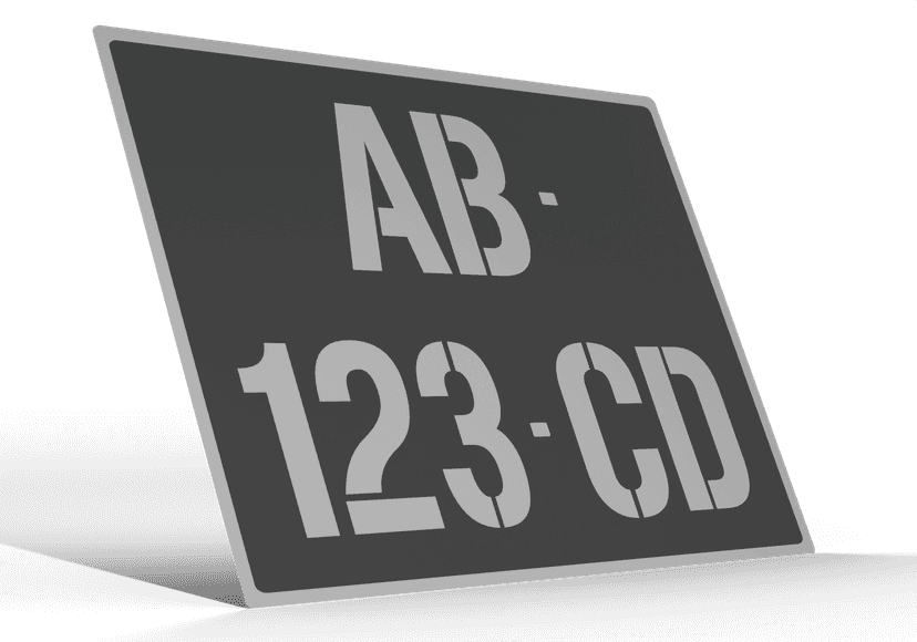 Plaque Moto & Custom en aluminium