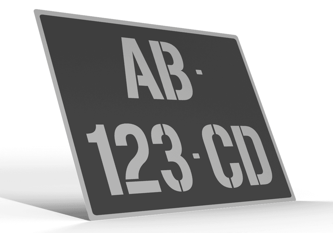 Plaque de collection 27,5×20 cm