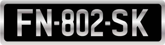 Plaque moto collection moto – Aluminium – Format 22 x 6 cm