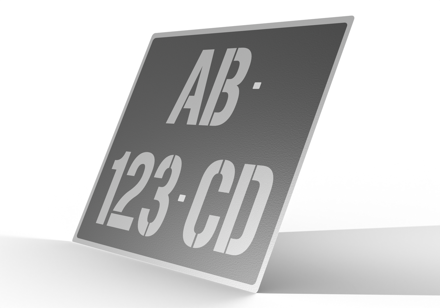 Plaque d’immatriculation collection auto – Aluminium – Format 27,5 x 20 cm