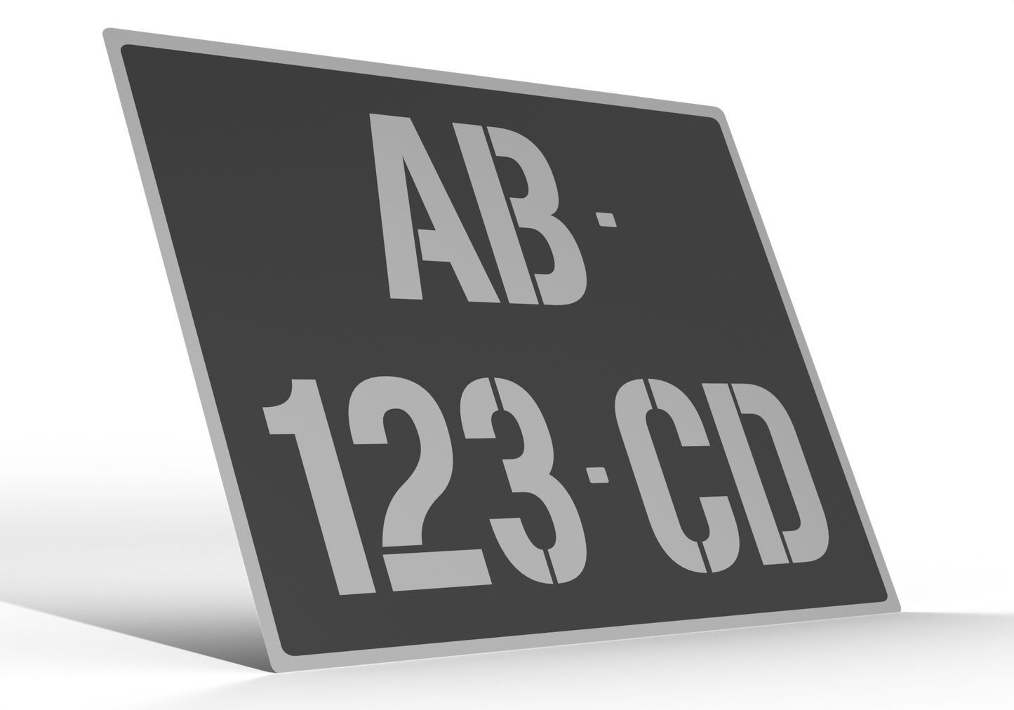 Plaque d’immatriculation collection auto – Aluminium – Format 27,5 x 20 cm