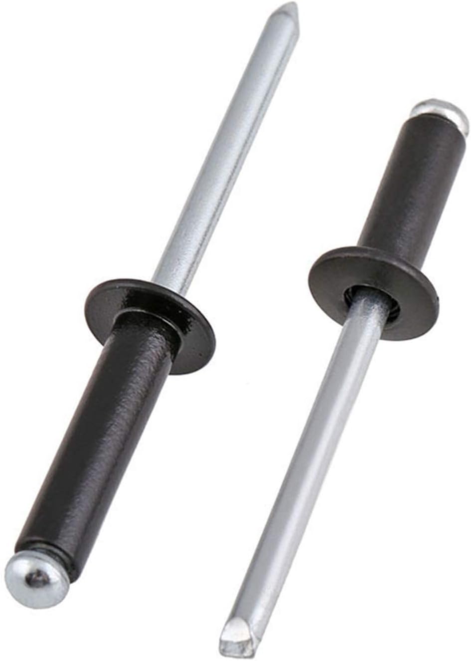 Lot 2 Rivets noirs pour plaques d’immatriculation collection